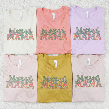 Blessed mama DTF Transfer