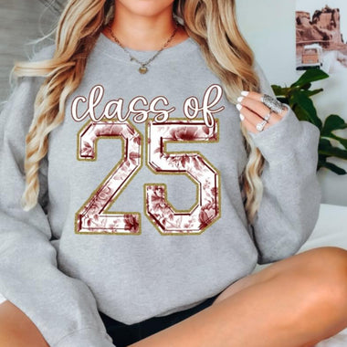 Class of ‘25 Maroon DTF Transfer