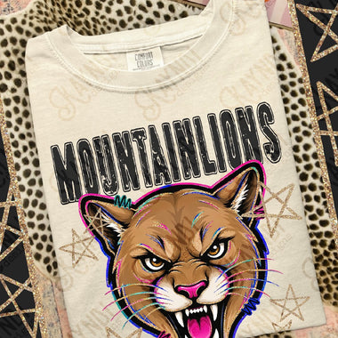 Mountain Lions DTF Transfer (KD)