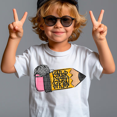 Kindergarten Boy Pencil DTF Transfer (SDD)