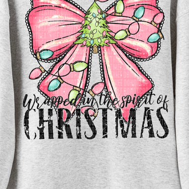 Wrapped in Christmas Spirit DTF Transfer (SDD)