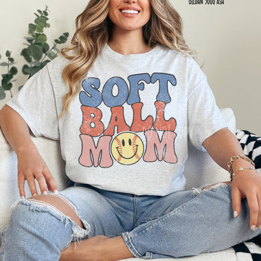 Softball Mom Screen Print High Heat Transfer R1