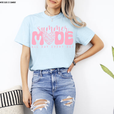 Summer Mode Screen Print Transfer Q66