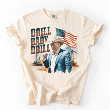 Drill Baby Drill Trump Wholesale Tee