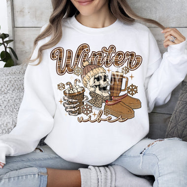 Winter Vibes Screen Print High Heat Transfer S5