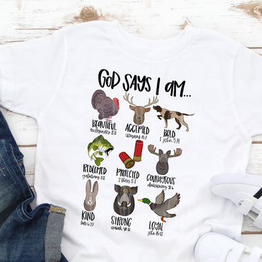 God Says I Am Hunting DTF Transfers