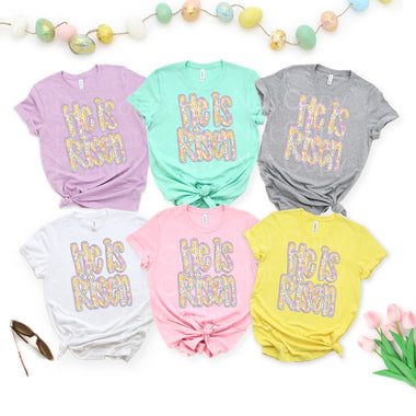He Is Risen Pastel Colors DTF Transfer