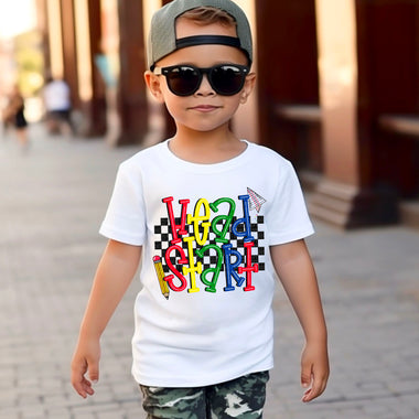 Head Start Checkered DTF Transfer (SDD)