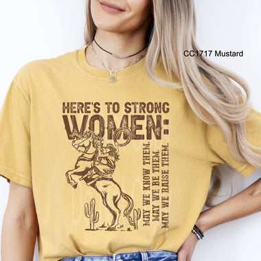 Here's to Strong Women Single Color Screen S54