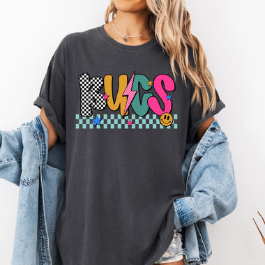 Bucs Mix Print Preppy Mascot DTF Transfer