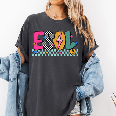 ESOL Mix Print Preppy Mascot DTF Transfer