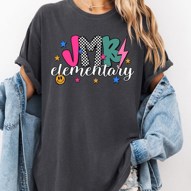 JMB Elementary Mix Print Preppy Mascot DTF Transfer