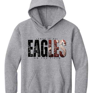EAGLES Football BLACK Leave It All On The Field DTF Transfer (E)