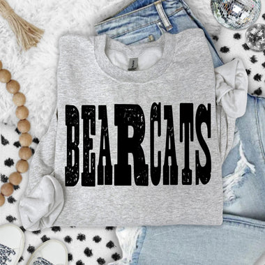 Bearcats Mixed Up Font DTF Transfer