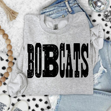 Bobcats Mixed Up Font DTF Transfer