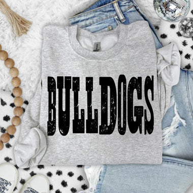 Bulldogs Mixed Up Font DTF Transfer