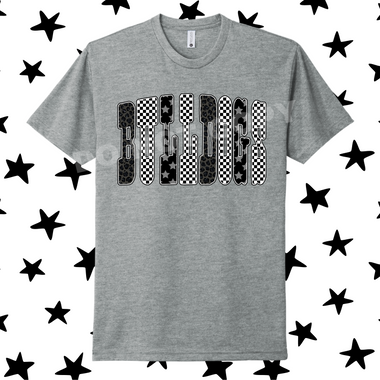 Bulldogs with Leopard Check Stars DTF Transfer (E)