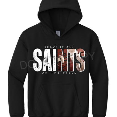 Saints Football WHITE Leave it all on the Field DTF Transfer (E)