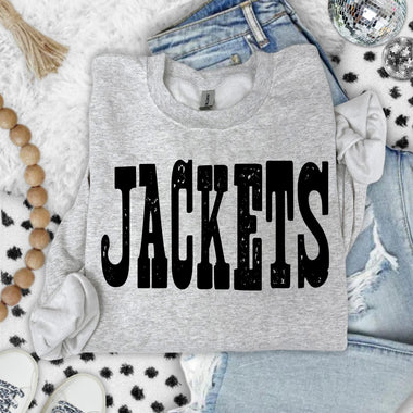 Jackets Mixed Up Font DTF Transfer (S&G)