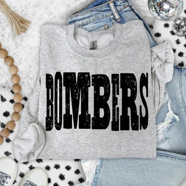 Bombers Mixed Up Font DTF Transfer (S&G)