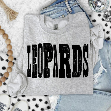 Leopards Mixed Up Font DTF Transfer (S&G)