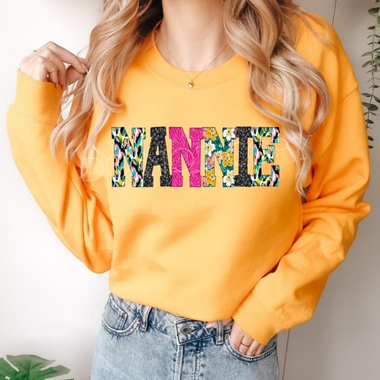Overlock Brights NANNIE DTF Transfer