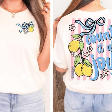 Count it All Joy Front/Back DTF Transfer (S&G)