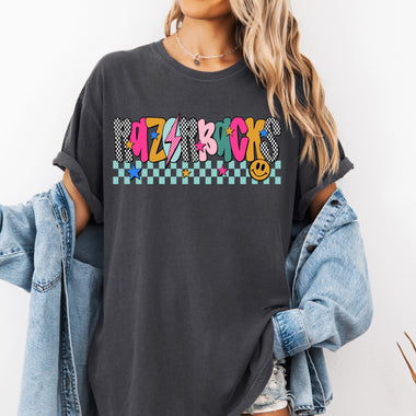 Razorbacks Mix Print Preppy Mascot DTF Transfer