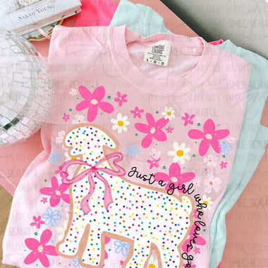 Just a Girl Who Loves Goats DTF Transfer (C&Co)