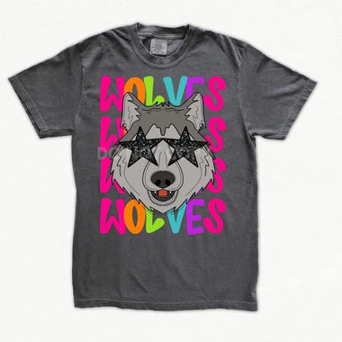 Star Eye Mascot Wolves DTF Transfer