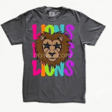 Star Eye Mascot Lions DTF Transfer