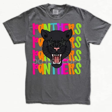 Star Eye Mascot Panthers DTF Transfer