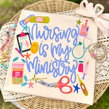 Nursing is My Ministry DTF Transfer (CC)