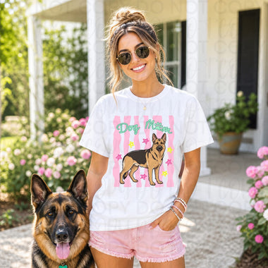 German Shepherd Dog Mom DTF Transfer