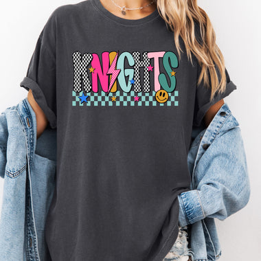 Knights Mix Print Preppy DTF Transfer