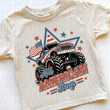All American Boy Truck DTF Transfers (UAC)
