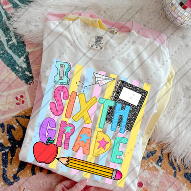 Carter’s Back to School Grade Level Designs DTF Transfer (C&Co)