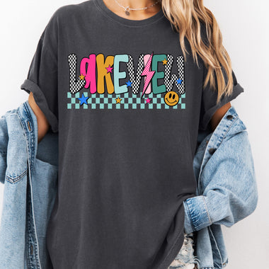 Lakeview Mix Print Preppy DTF Transfer