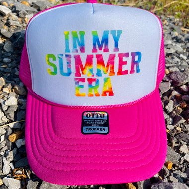 In My Summer Era Hot Pink Trucker Hat