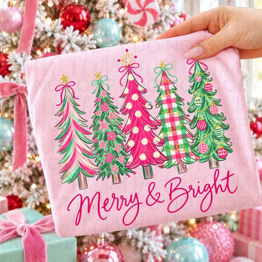 Preppy Christmas Trees DTF Transfer (UAC-OD)