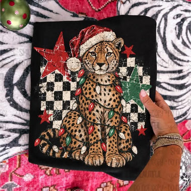 Christmas Cheetah DTF Transfer (C&Co-ND)
