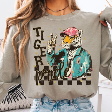 Tiger Pride Grunge DTF Transfer