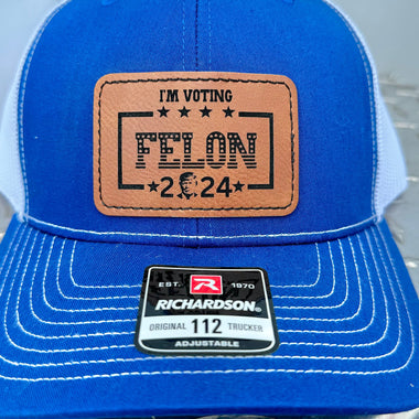 Felon 2024 Leather Patches *Patch Only*