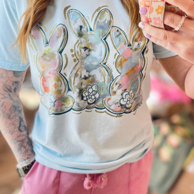 Watercolor Bunnies Wholesale Tee