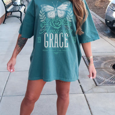 Amazing Grace Butterfly Screen Print High Heat Transfer QQ80