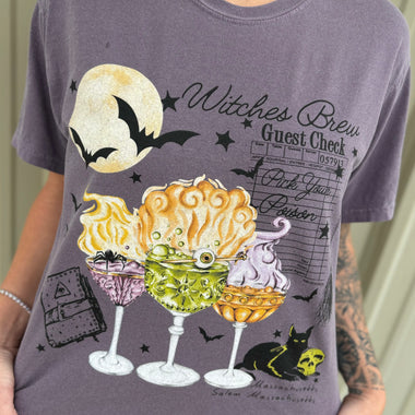 Witches Brew Guest Check Wholesale Tee