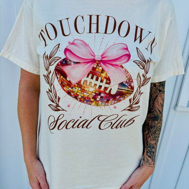 Touchdown Social Club Bow Wholesale Tee