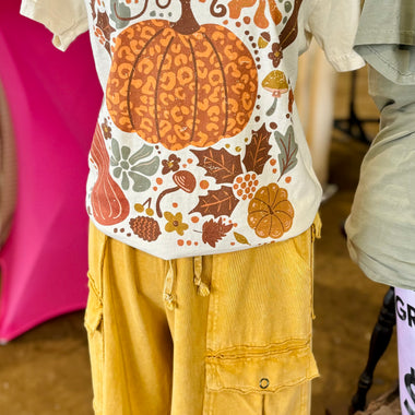 Pumpkin Fall Collage Wholesale Tee