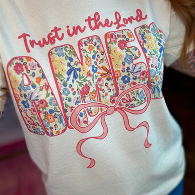 Trust in the Lord Amen Wholesale Tee