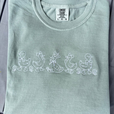 Silly Goose Embroidered Wholesale Tee